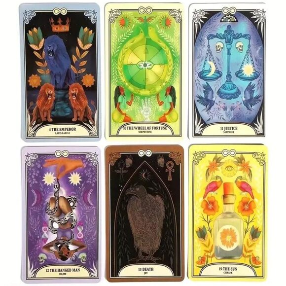 CRYSTAL MAGIC TAROT. - Picture 3 of 3